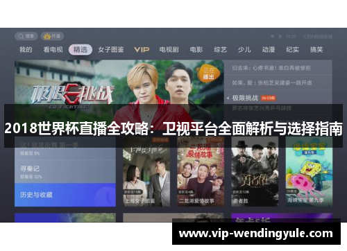 2018世界杯直播全攻略:卫视平台全面解析与选择指南 2018世界杯直播全攻略:卫视平台全面解析与选择指南